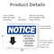 Signmission Contractor Material And Equipment, 10 in W x Rectangle, Plastic OS-2PACK-NS-P-710-L-10821 - alternate 2